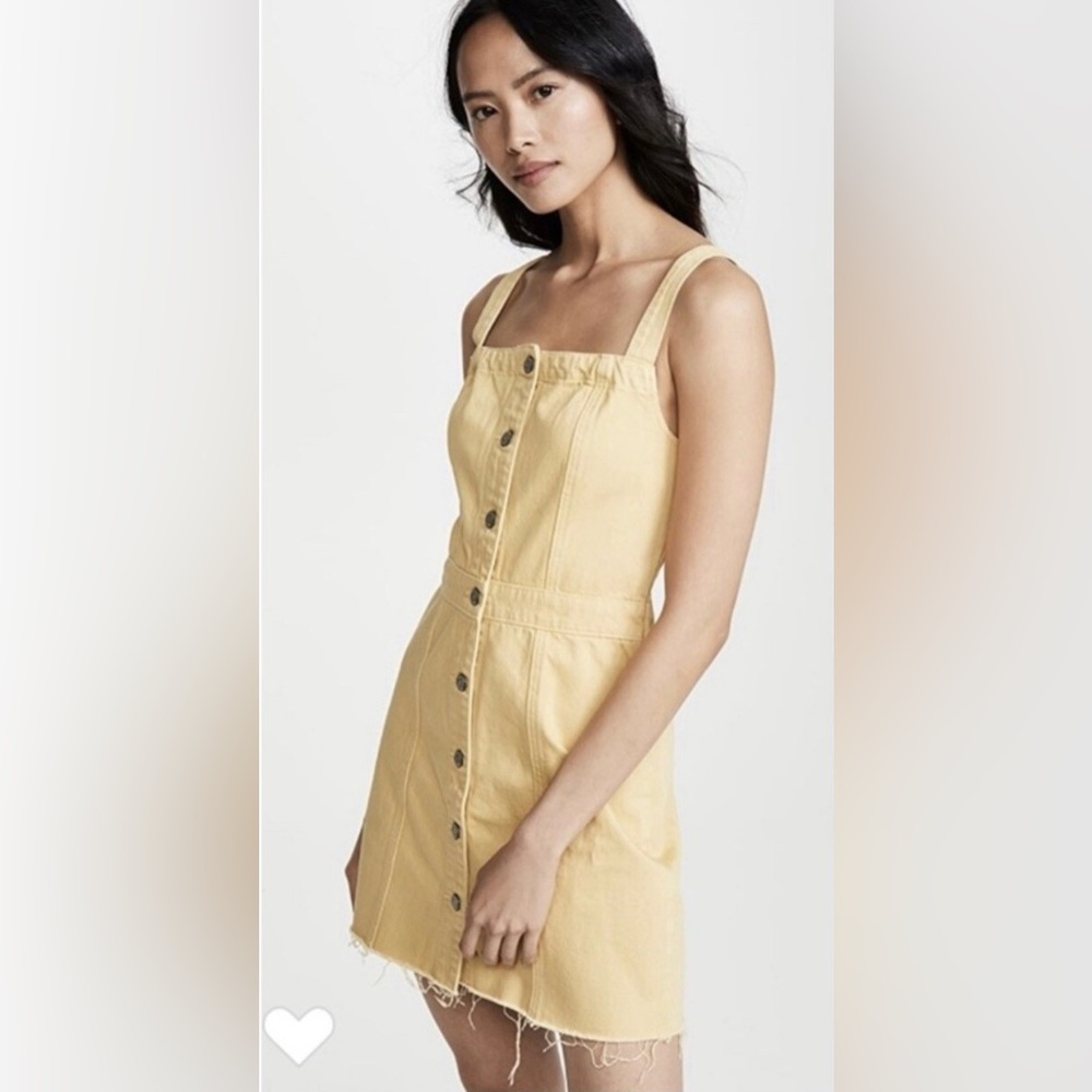 Boyish The Kennedy Denim Dress in Honey Size Medium